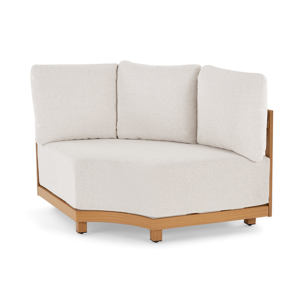 Velmora™ Juliet Outdoor Corner Chair with Patio Cover, Beige