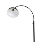 Velmora™ Black Finish Arch Dome Floor Lamp