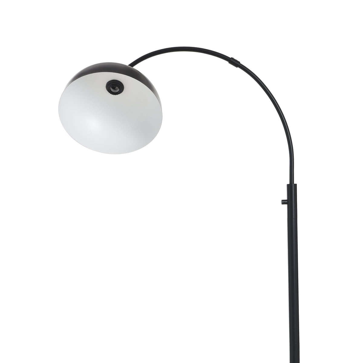 Velmora™ Black Finish Arch Dome Floor Lamp