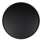 Velmora™ Fritz Modern Round Tray Top Coffee Table, Black