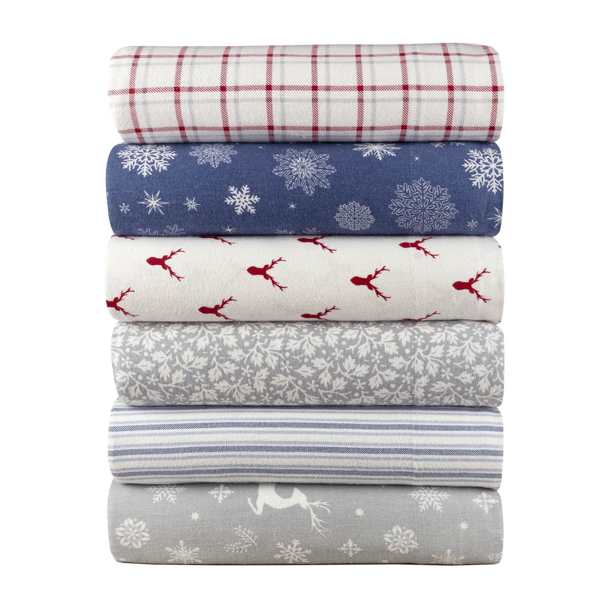 Velmora™ Flannel Green Floral - King Sheet set