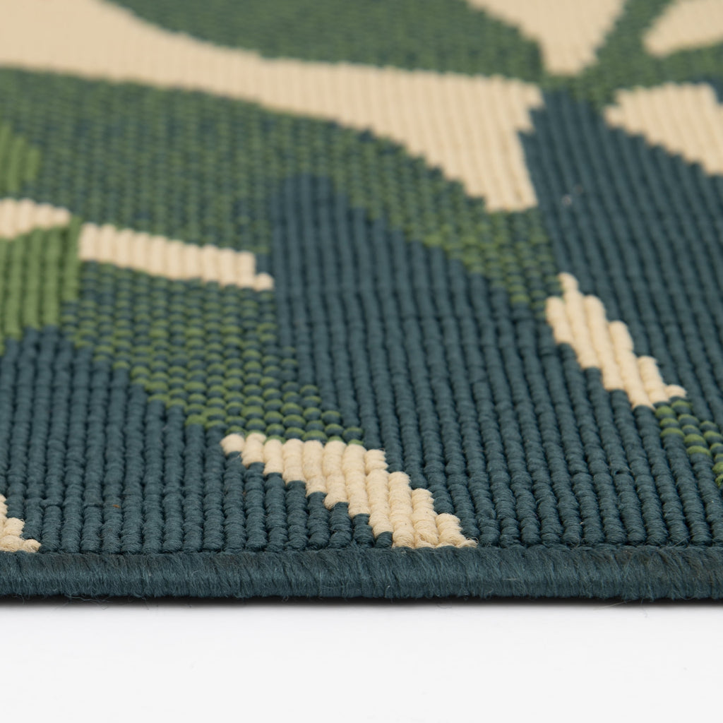 Velmora™ 7'x10' Pink Palm Outdoor Rug
