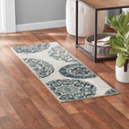 Velmora™ Teal Medallion 3 Piece Indoor Area Rug Set