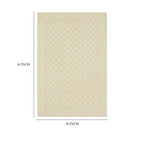 Velmora™ (2 pack) Dylan Solid Diamond Indoor Accent Rug, Beige, Skid-Resistant, 2 ft 6 in x 3 ft 10 in