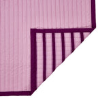 Velmora™ Pink Striped Reversible Quilt, Full/Queen, 86" x 90"