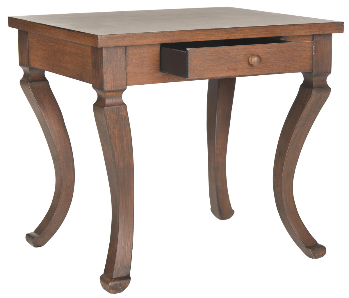 Velmora™ Colman Traditional One Drawer Storage Side Table, Brown