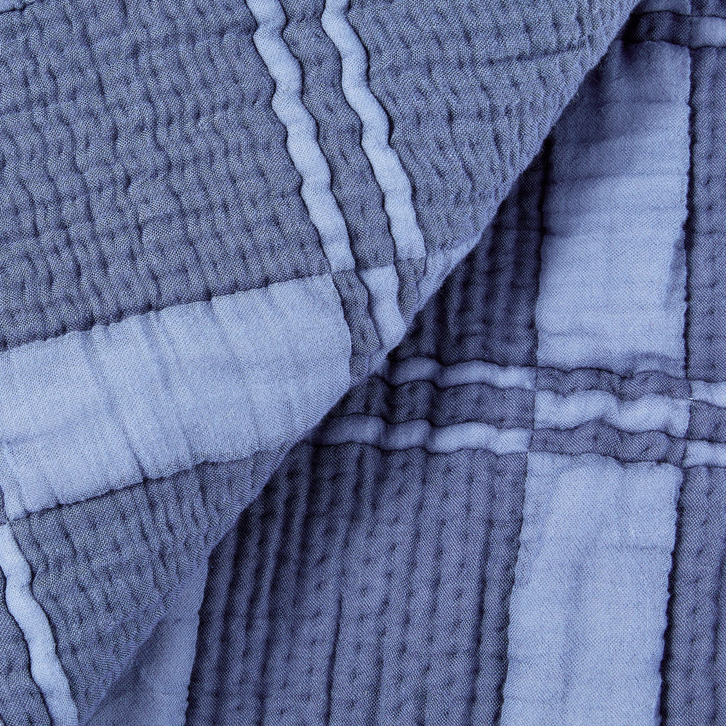 Velmora™ Cloud Matelasse Quilt, Washed Indigo, Full/Queen