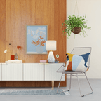 Velmora™ Terrazzo Table Lamp with White Drum Shade, 16.75 in