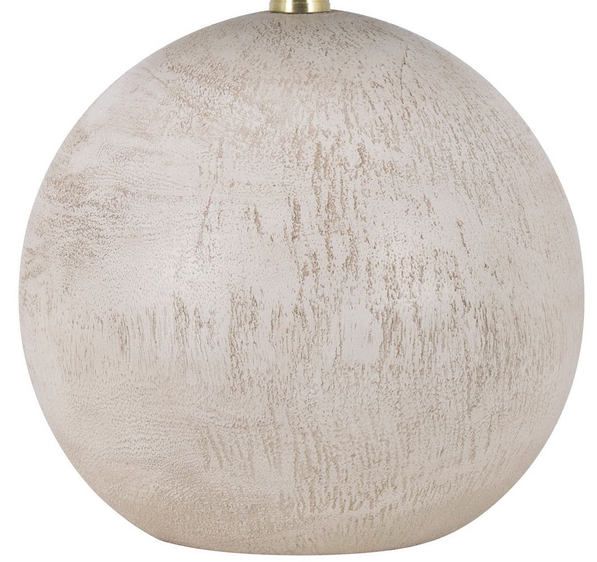 Velmora™ 20 in White Ball Table Lamp with White Shade