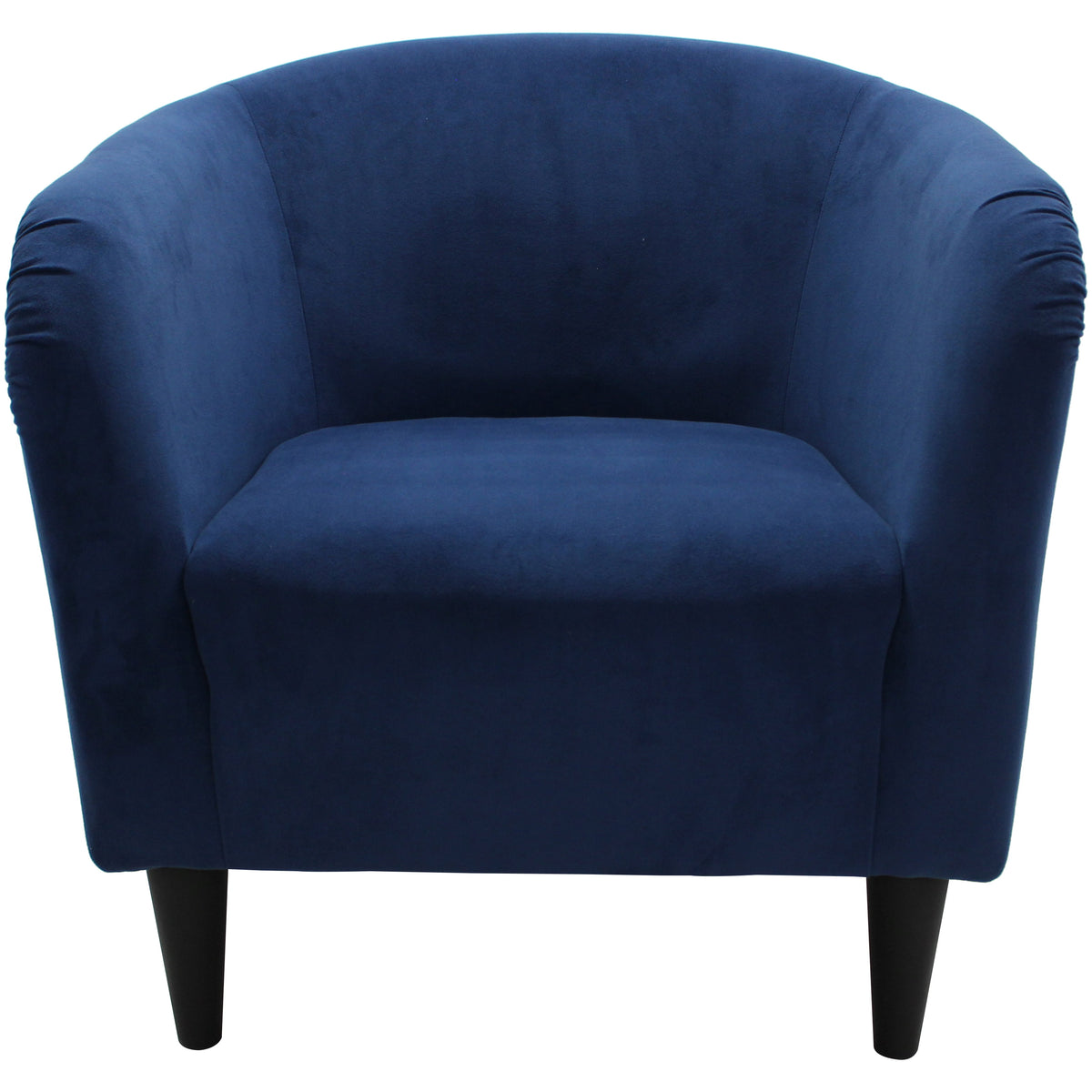 Velmora™ Microfiber Tub Accent Chair, Blue