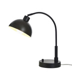 Velmora™ Black Finish Arch Dome Table Lamp