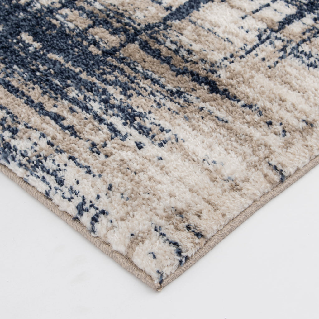 Velmora™ Crosshatch Shag Indoor Area Rug, Navy, 5 ft x 7 ft