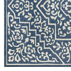 Velmora™ Traditional Medallion Outdoor Rug, 7 ft x 10 ft, Blue