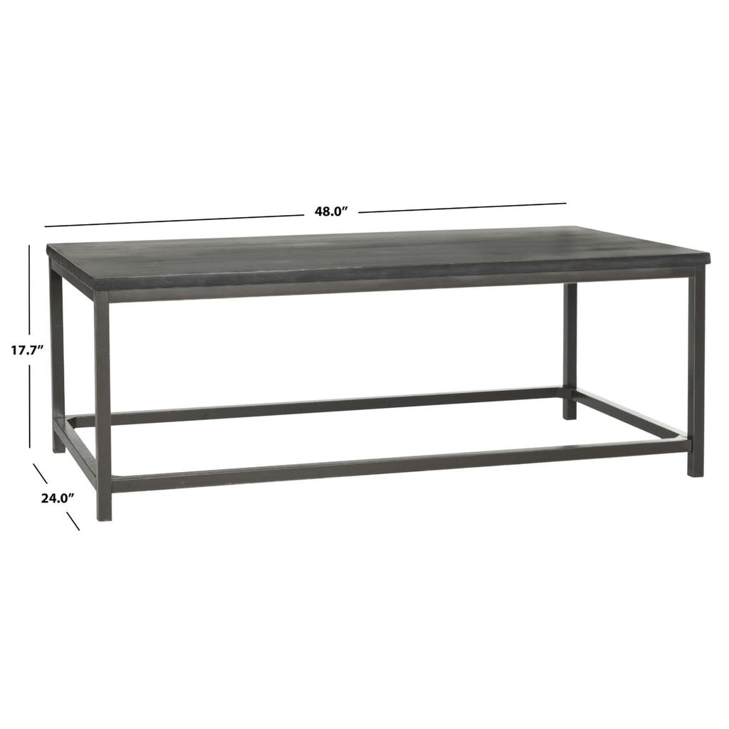 Velmora™ Alec Coffee Table Distressed / Black