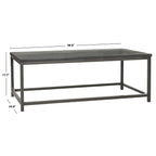 Velmora™ Alec Coffee Table Distressed / Black