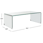 Velmora™ Willow Coffee Table Clear