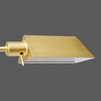 Velmora™ 1-Light Modern Adjustable Brass Floor Lamp Gold