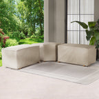 Velmora™ Juliet Outdoor Corner Chair with Patio Cover, Beige