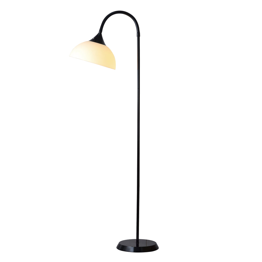 Velmora™ 71 in Black Gooseneck Floor Lamp with Flexible Neck