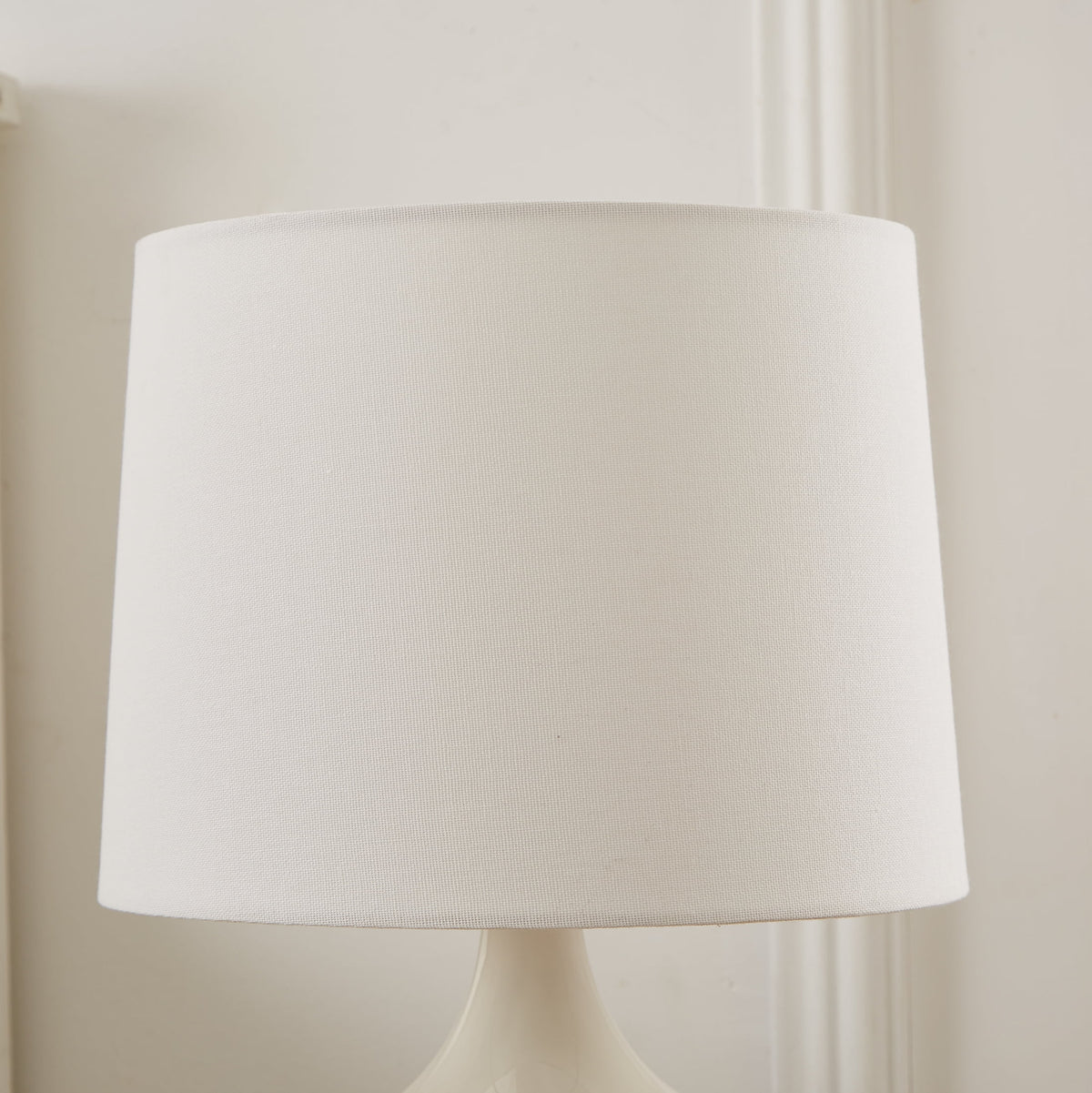Velmora™ 17 in Reactive Glaze Ceramic Table Lamp with White Fabric Shade