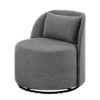 Velmora™ Juliet Modern Arch Swivel Accent Chair, Gray