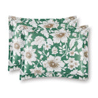 Velmora™ Reversible Bed-in-a-Bag Bedding Set, 11 Pieces, Queen, Green Floral