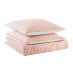 Velmora™ Full/Queen Quilt - Blush Pink Matelasse, Cotton-Rich, Reversible Bedding