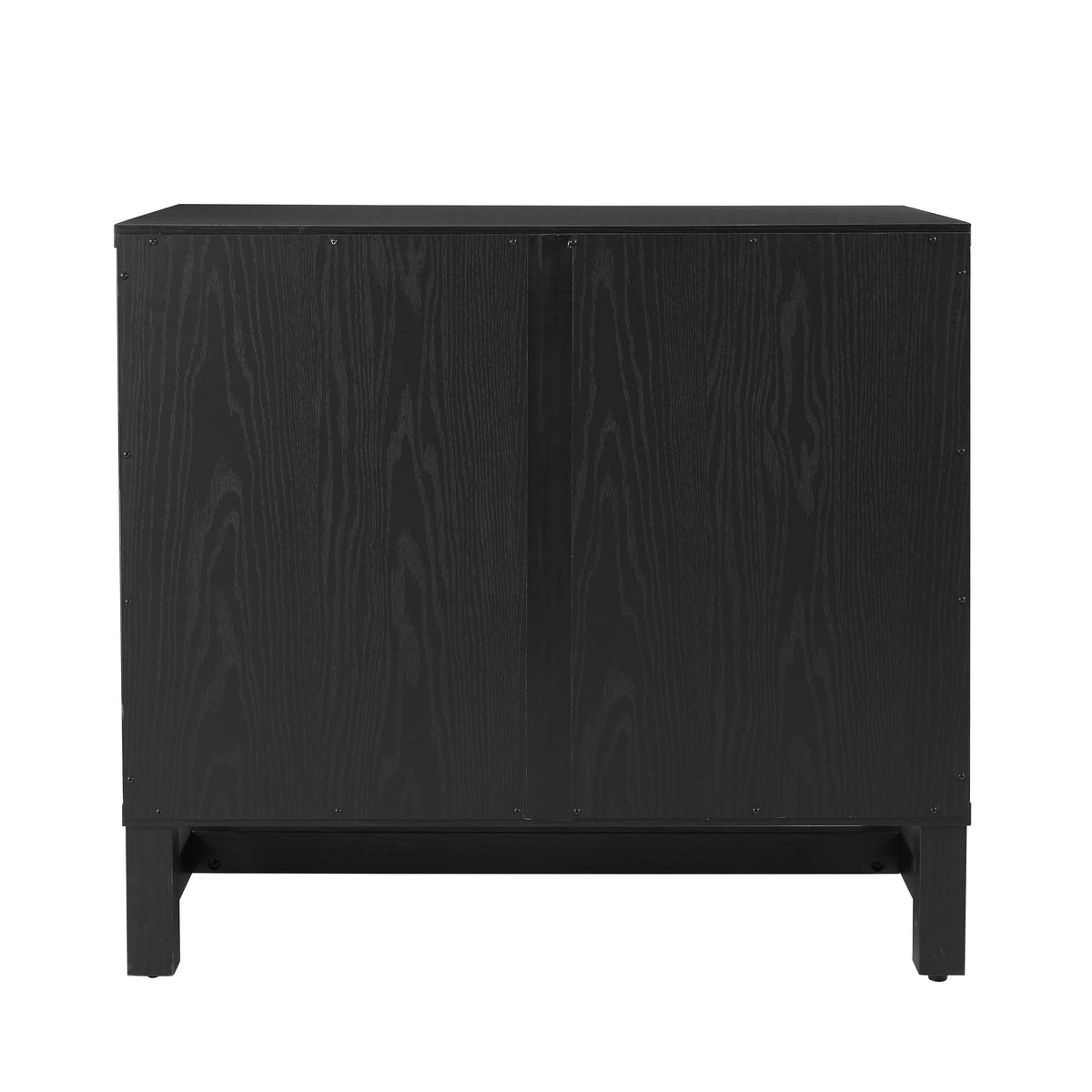 Velmora™ Juliet Arch Door Kitchen Console, Black Finish