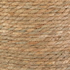 Velmora™ Natural and Black Round Rush Baskets, Set of 2