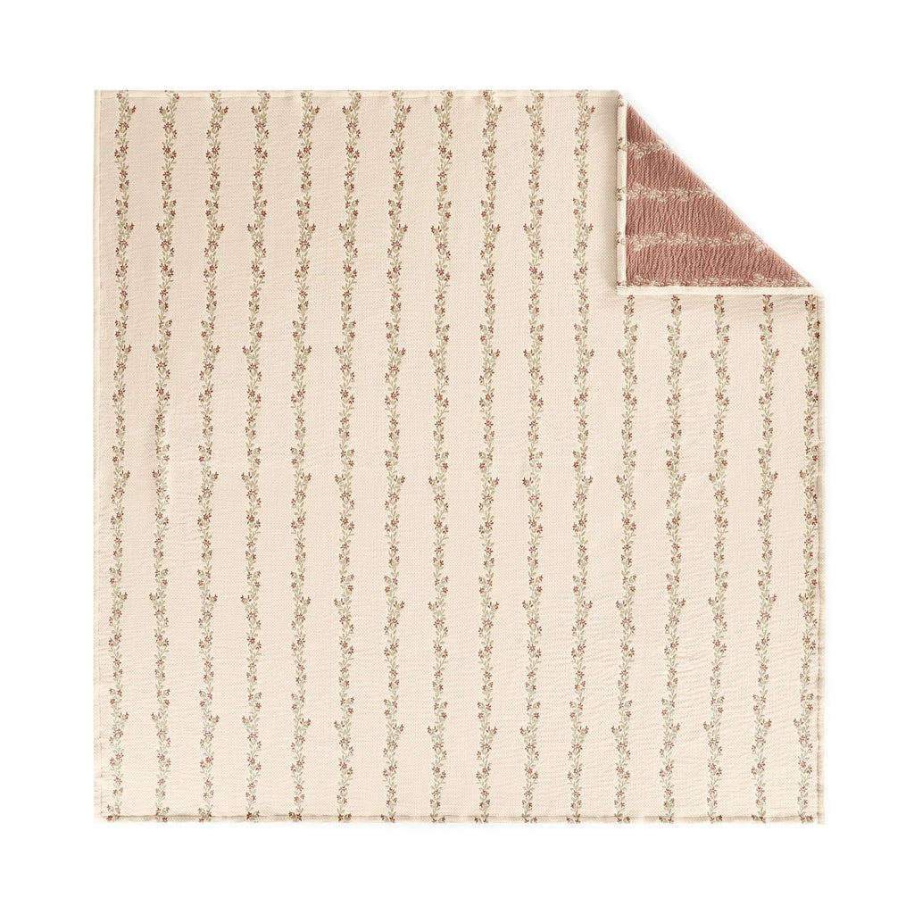 Velmora™ Heritage Floral Quilt, Terracotta Vines, Full/Queen