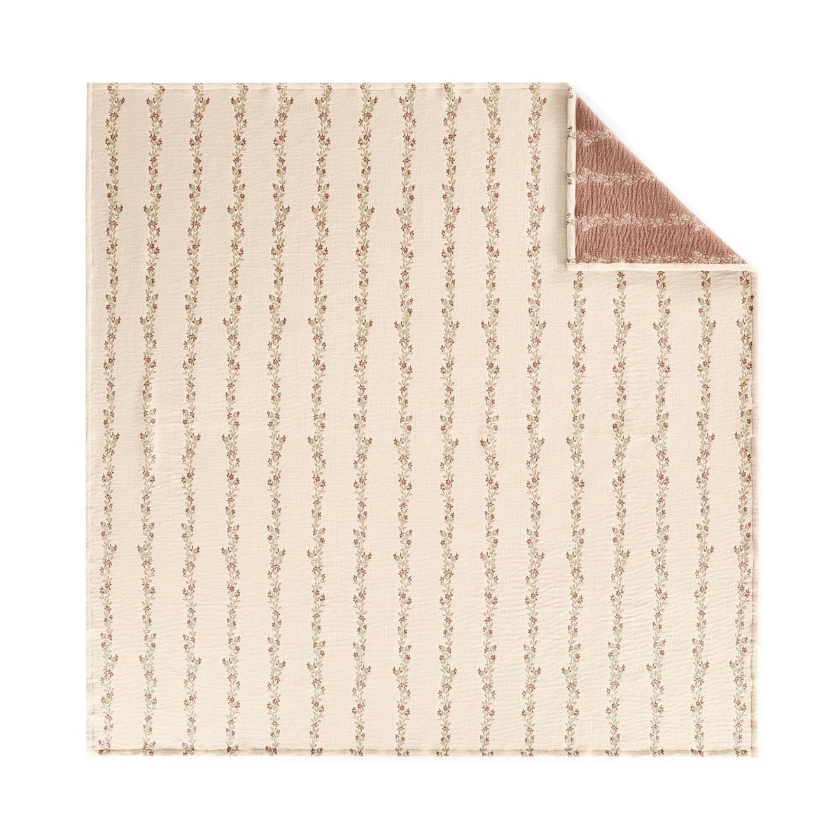 Velmora™ Heritage Floral Quilt, Terracotta Vines, Full/Queen