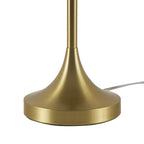 Velmora™ Modern Dome 18 in Touch On/Off Table Lamp, Brass