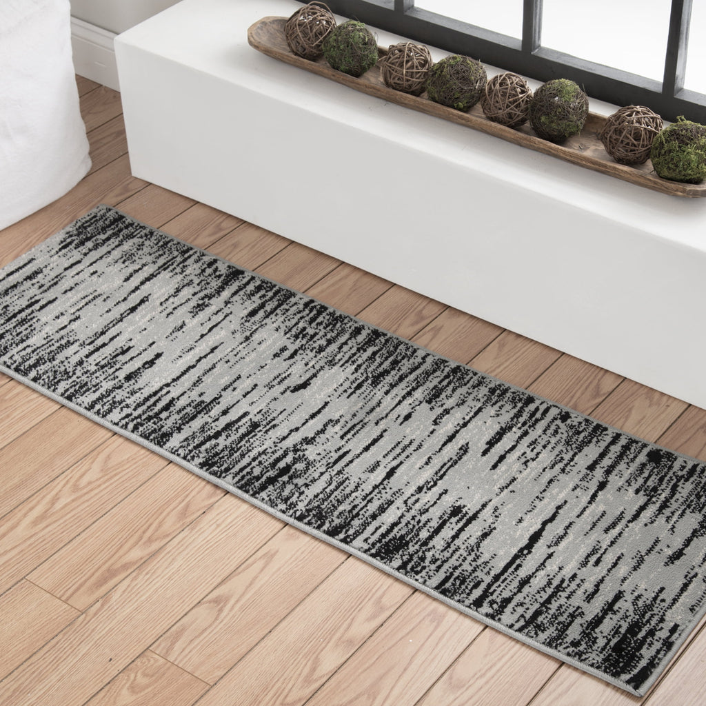 Velmora™ Black Lines Modern Abstract 3-Piece Indoor Rug Set