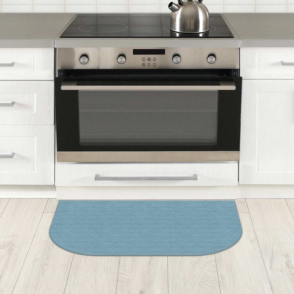 Velmora™ (2 pack) Comfort Mate D Kitchen Mat; Teal, 1.5' x 2.5'