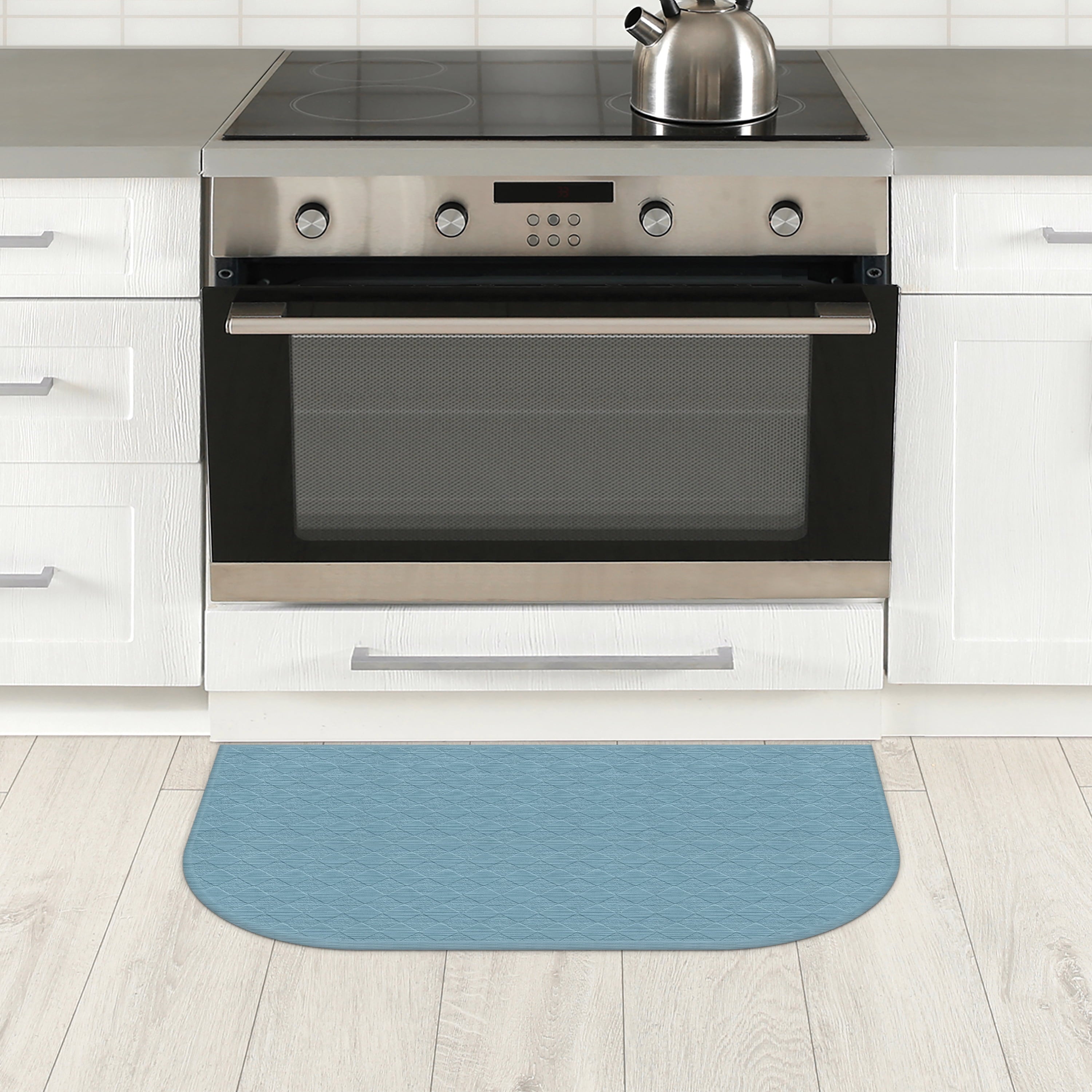 Velmora™ (2 pack) Comfort Mate D Kitchen Mat; Teal, 1.5' x 2.5'