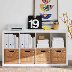 Velmora™ 8 Cube Storage Organizer, Textured White