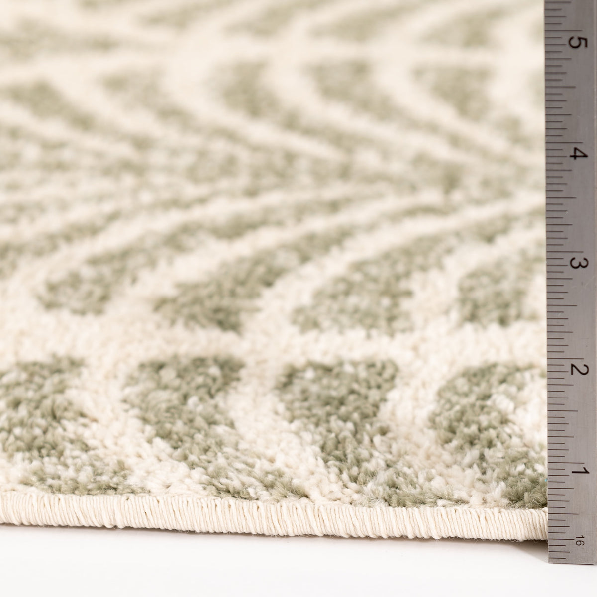 Velmora™ Palm Leaf Indoor Area Rug, Green/Ivory, 5 ft x 7 ft