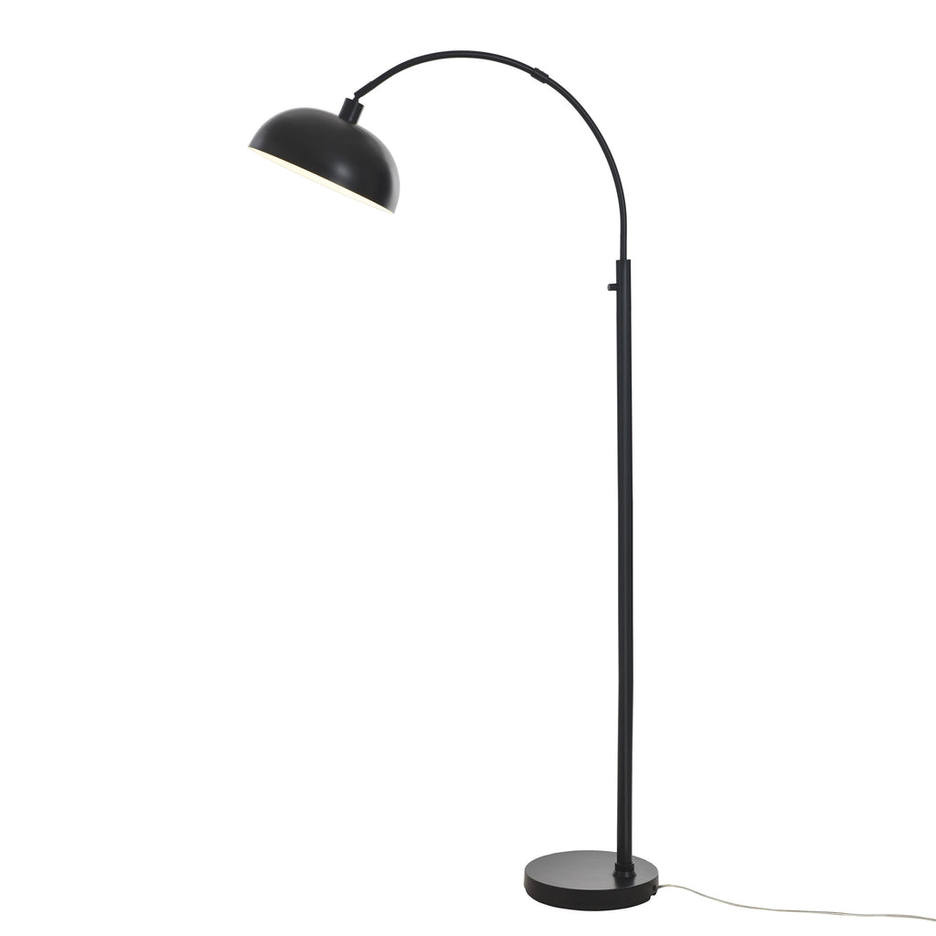Velmora™ Black Finish Arch Dome Floor Lamp