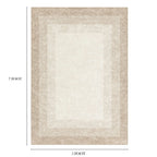Velmora™ Transitional Ombre Border Tan Indoor Area Rug, 5 ft x 7 ft
