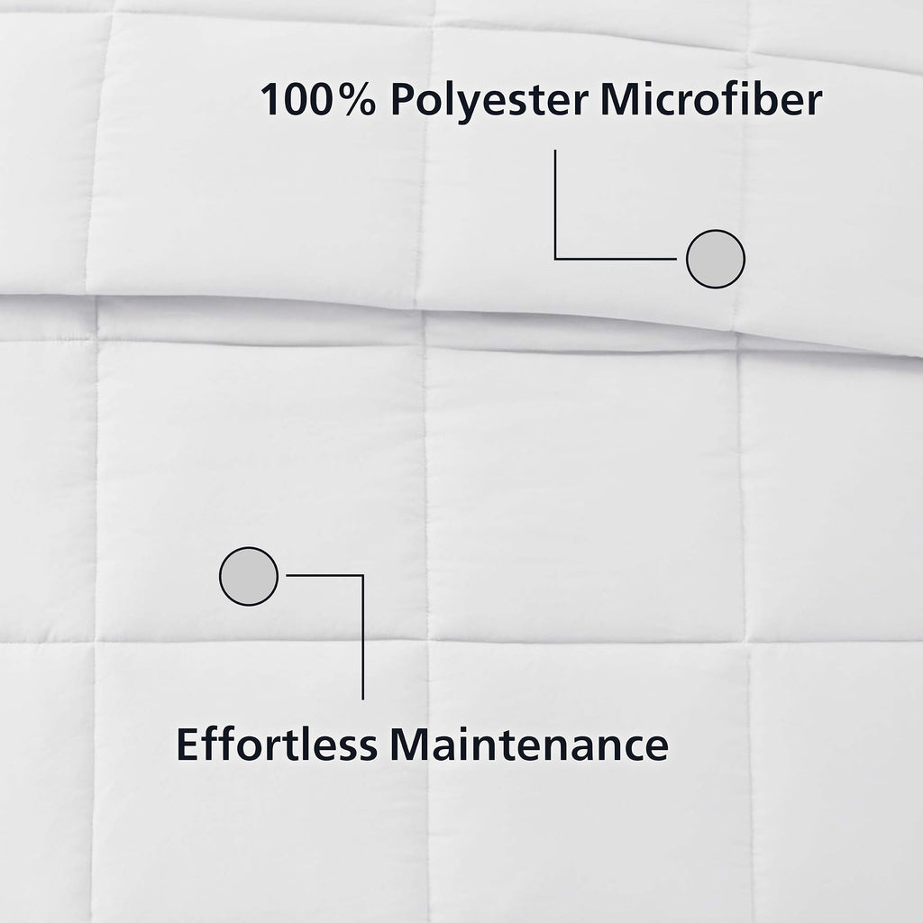 Velmora™ Full/Queen Comforter, Down Alternative, All-Season, White