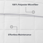 Velmora™ Full/Queen Comforter, Down Alternative, All-Season, White