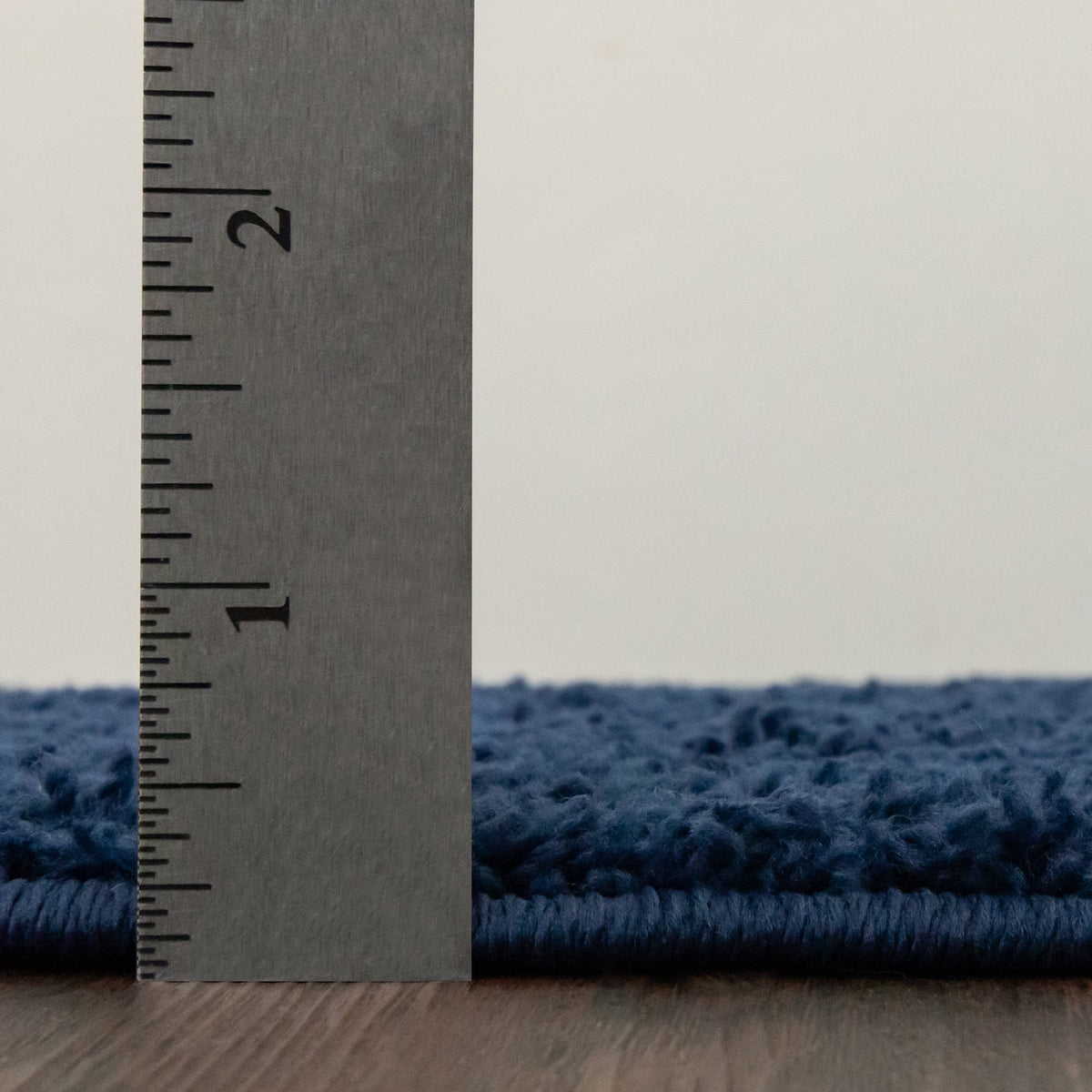 Velmora™ (2 pack) Traditional Solid Navy Youth Shag Indoor Area Rug, 5 ft x 7 ft
