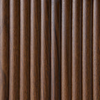 Velmora™ Lillian Fluted Bookcase with Doors and Storage, Walnut Finish