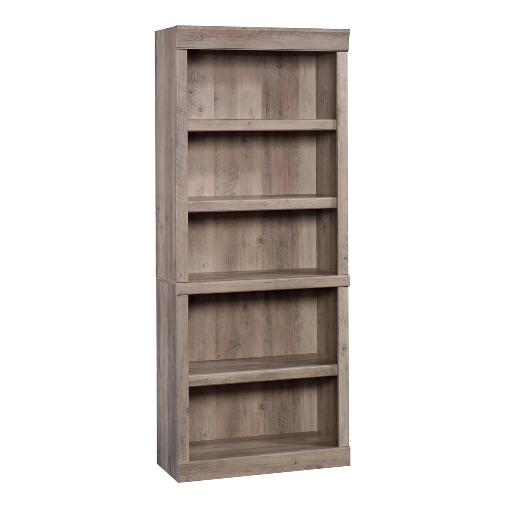 Velmora™ Glendale 5 Shelf Bookcase, Rustic Gray Finish