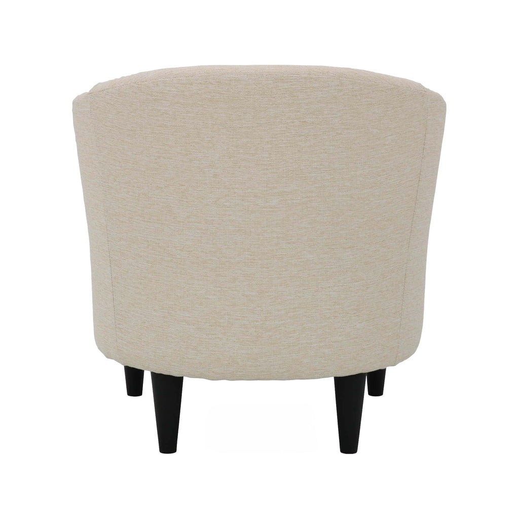 Velmora™ Rolled Tub Accent Chair, Zeus Sand
