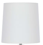 Velmora™ (4 pack) Mini Clear Glass Table Lamp with White Shade, 12.75 in