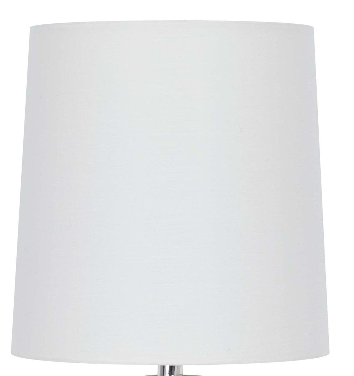 Velmora™ (4 pack) Mini Clear Glass Table Lamp with White Shade, 12.75 in