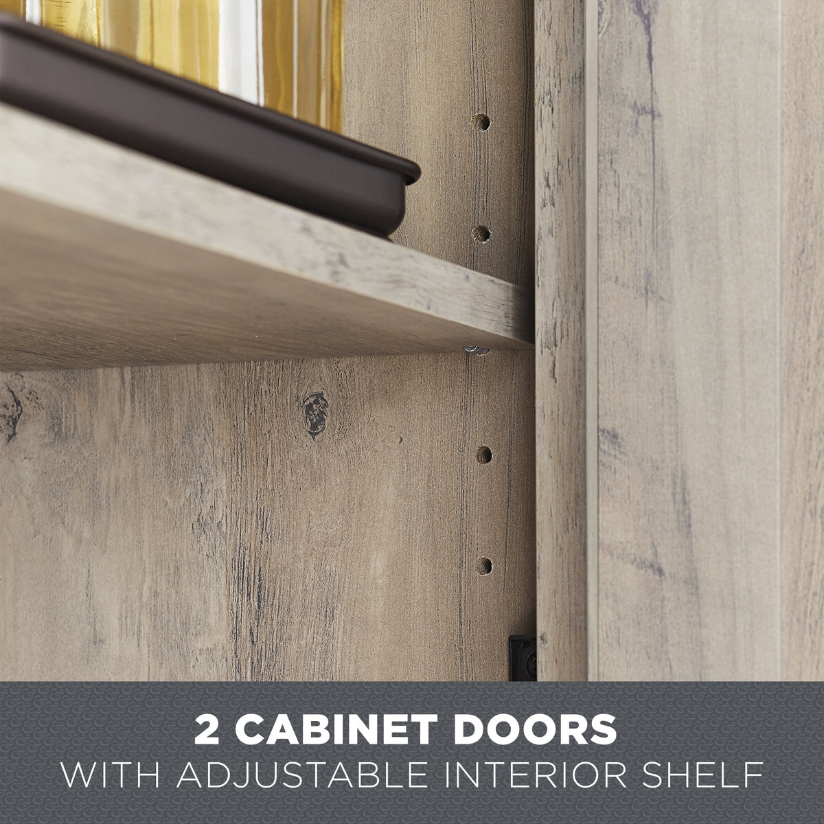 Velmora™ Over the Toilet Bathroom Storage Cabinet, Rustic Gray