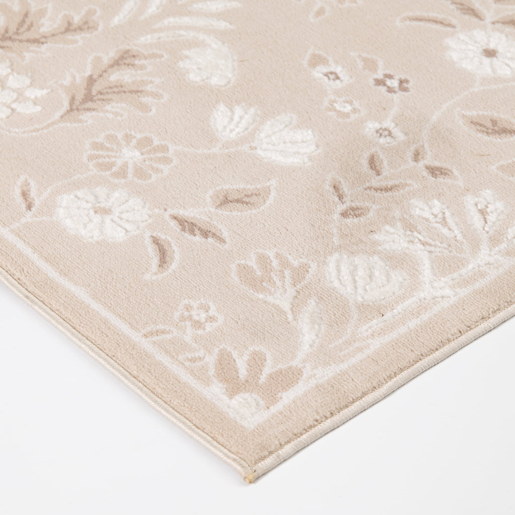 Velmora™ Neutral Sculpted Floral Indoor Area Rug, 5 ft x 7 ft
