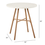 Velmora™ Lilah Outdoor Metal Bistro Table